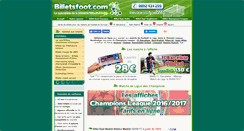 Desktop Screenshot of billetsfoot.com